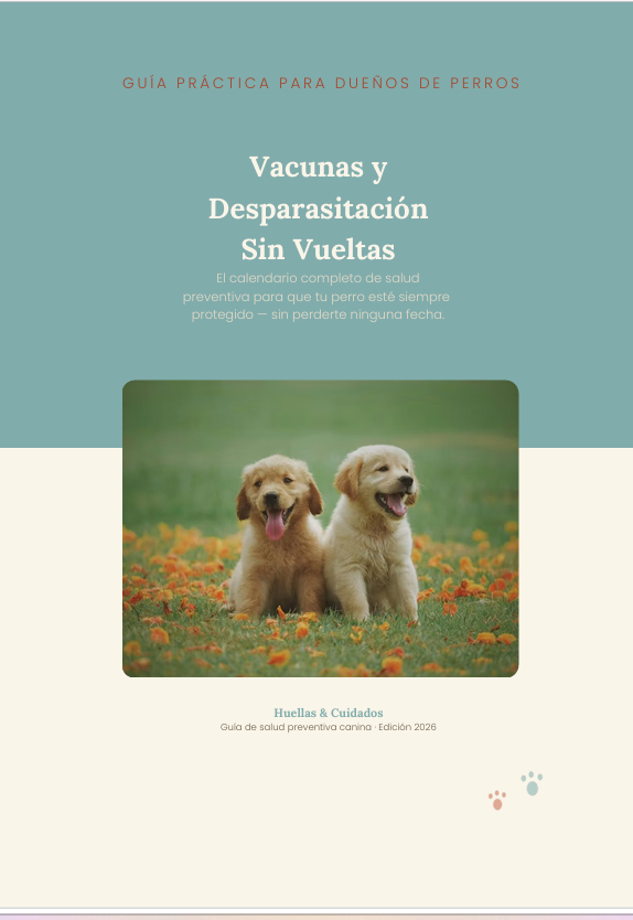 Vacunas y Desparasitación sin vueltas - Guía pràctica para perros